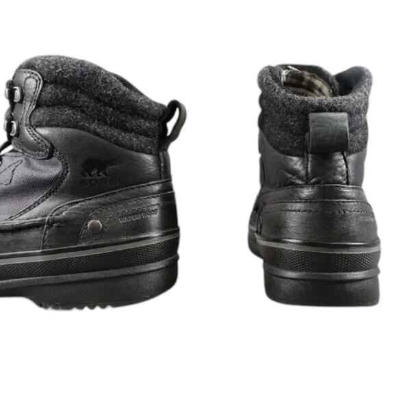Sorel Shoes Mens 8 Boots Lace Up Kingston Peak Leather Waterproof Winter Chukka main image 9